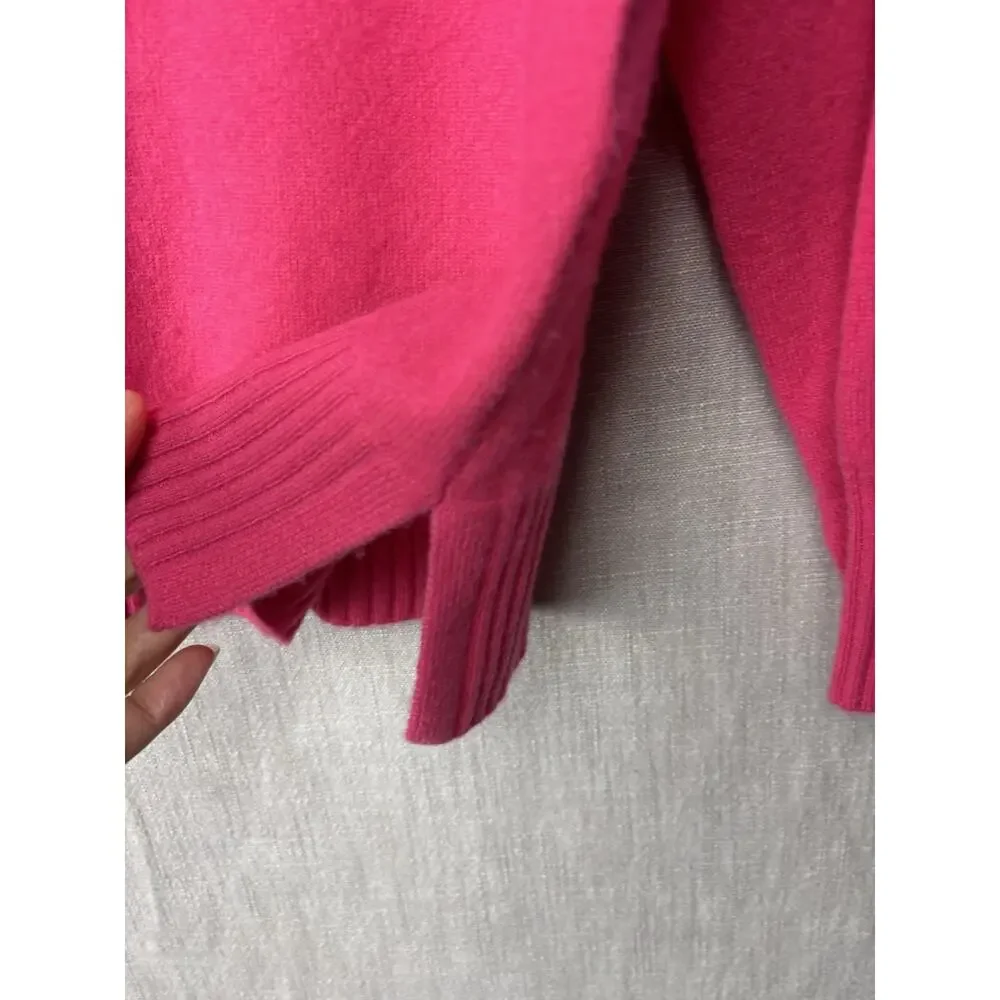 Naadam 100% Cashmere V Neck Boyfriend Pullover Size M Luxury